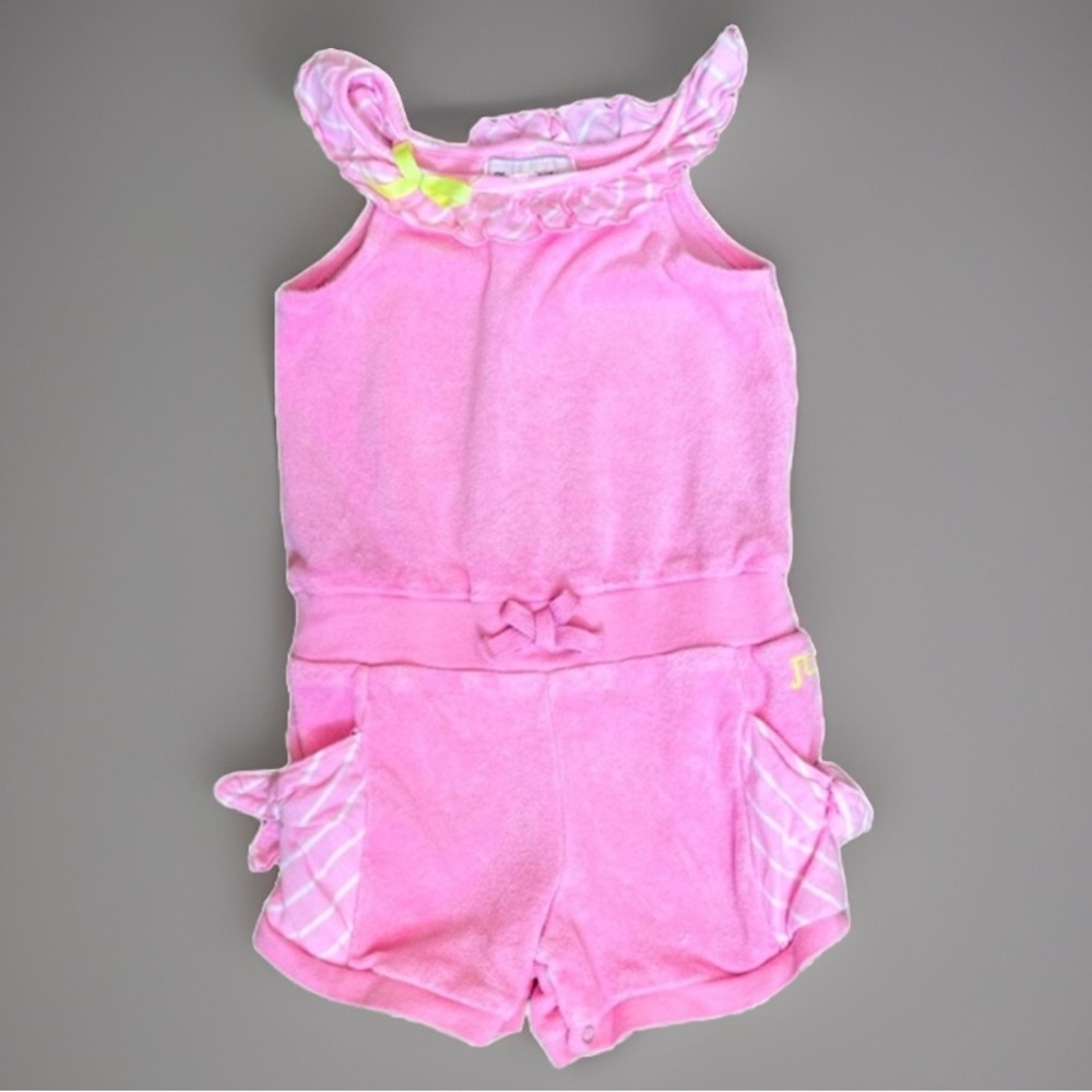 Juicy Couture pink romper girls size 12-18 months